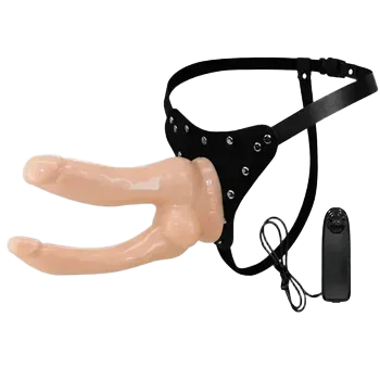 DC65M Dual-Ended Super Vibe Heavy Realistic Strap-On Toy