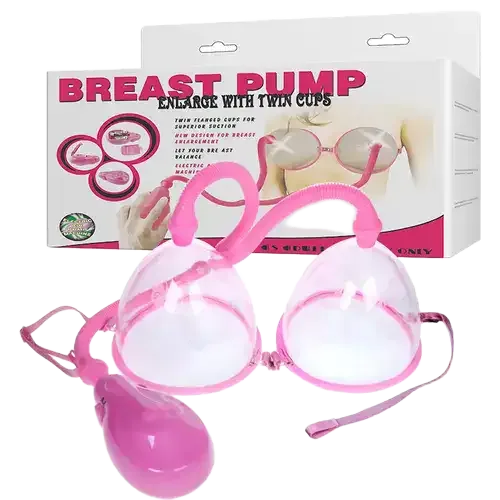 DC67B Silicone Breast Pump with Dual Suction Cups Controller