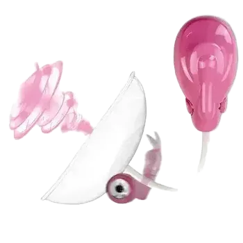 DC67G Clitoral Suction And Licking Vibrator Soft Silicone Tech