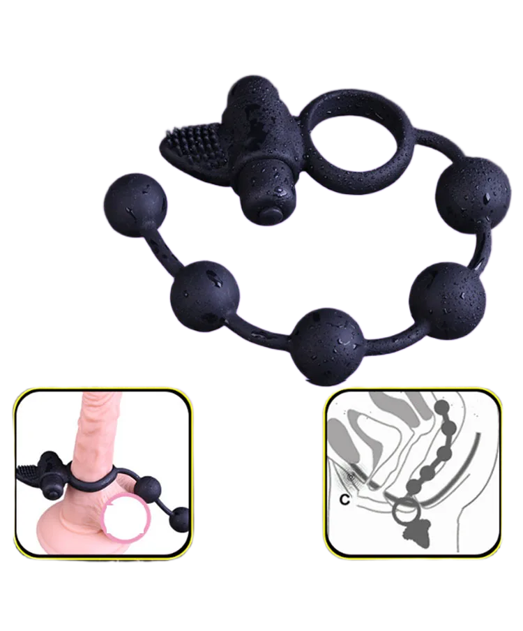 DC72 Anal Stimulator 2-in-1 High Quality ABS Medical Silicone