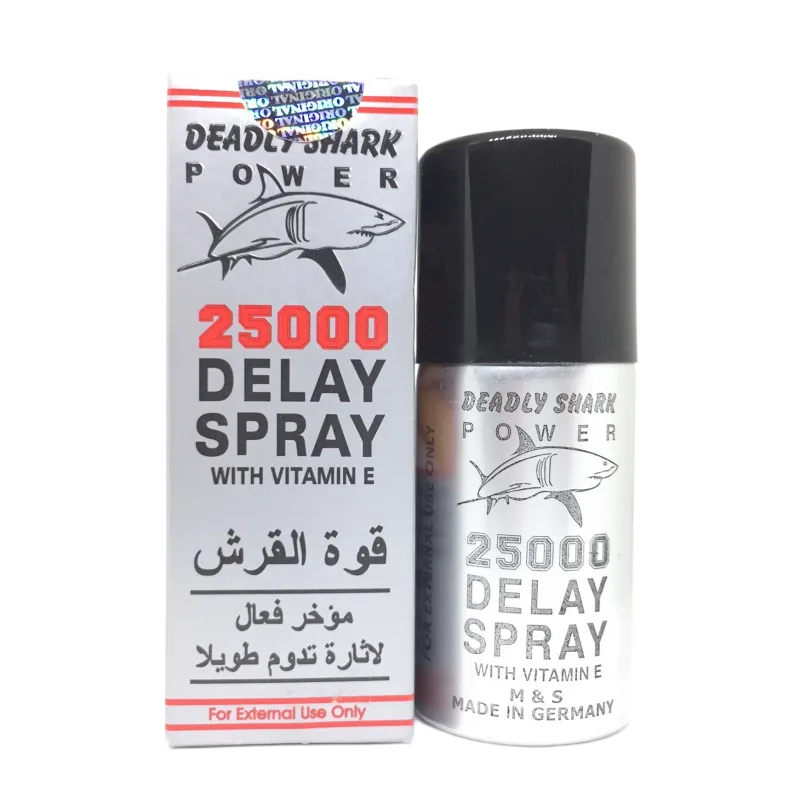 Deadly Shark 25000 Delay Spray Extend Performance Enhance Sensation