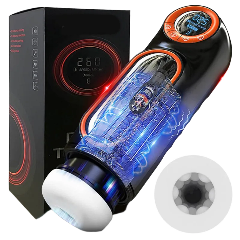 Deep Throat Automatic Suction Wall-Mounted Masturbator