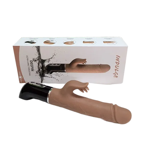 Deep Vibrating Licking Silicone Dildo Female Stimulator Massage Toy