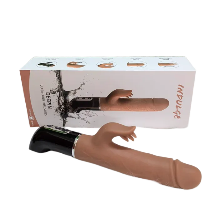 DeePin Heated Vibrating Tongue Dildo Japanese Silicone