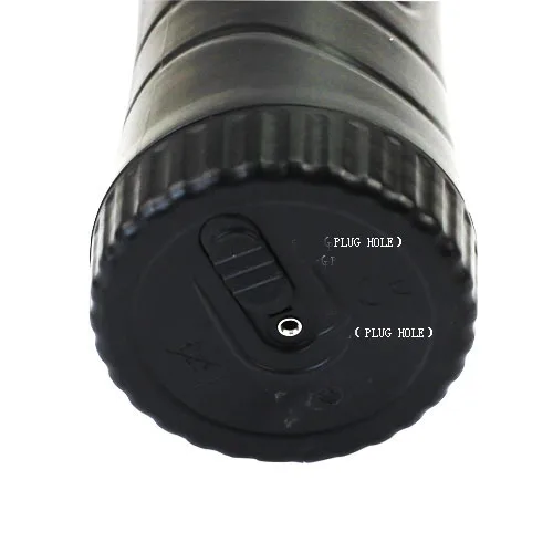7-Level Silicone Flashlight Vibrator Waterproof Anal Plug — photo 3