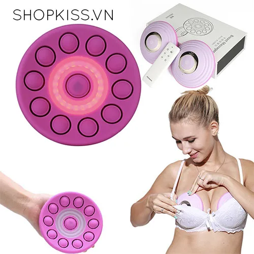 Wireless Remote Breast Nipple Stimulator Silicone Pads — photo 2