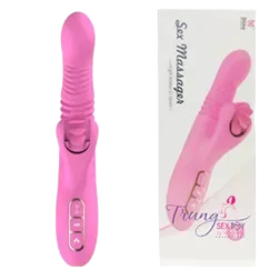 Dibe Rotating Tongue Vibrating Silicone Masturbator
