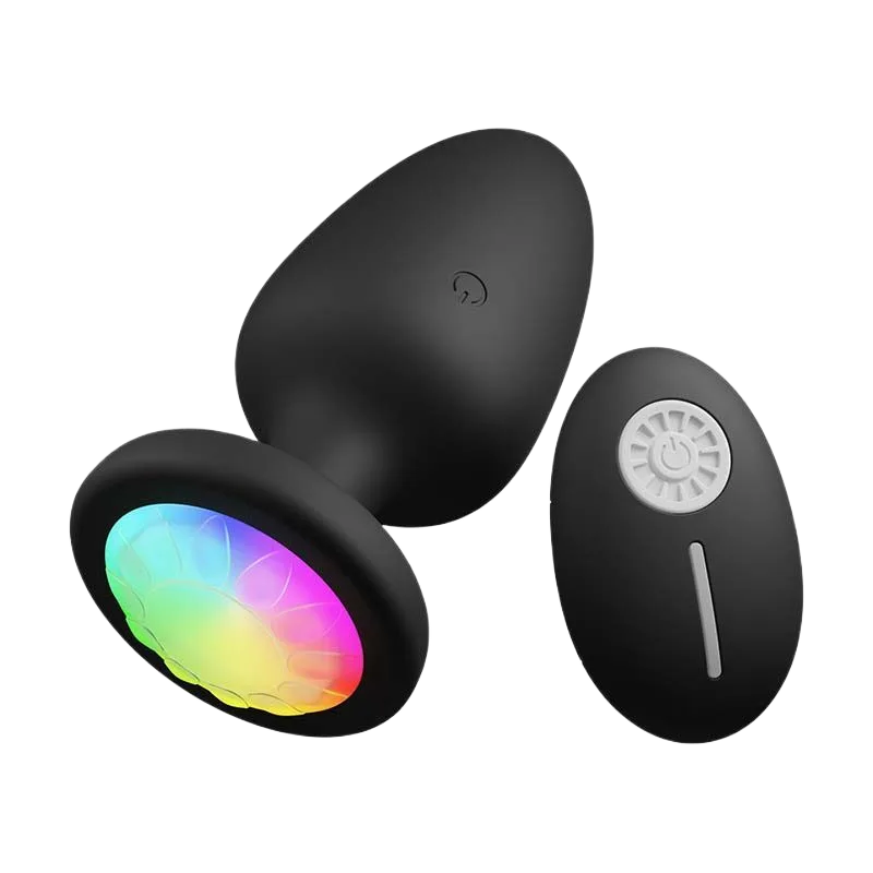 Diesel Ruby LED 7-Color Remote Control Anal Plug Multi-Speed Remote