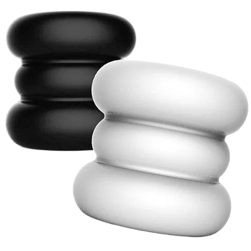 DMM Affordable Male Masturbator Black TPE Soft Compact 45x50mm