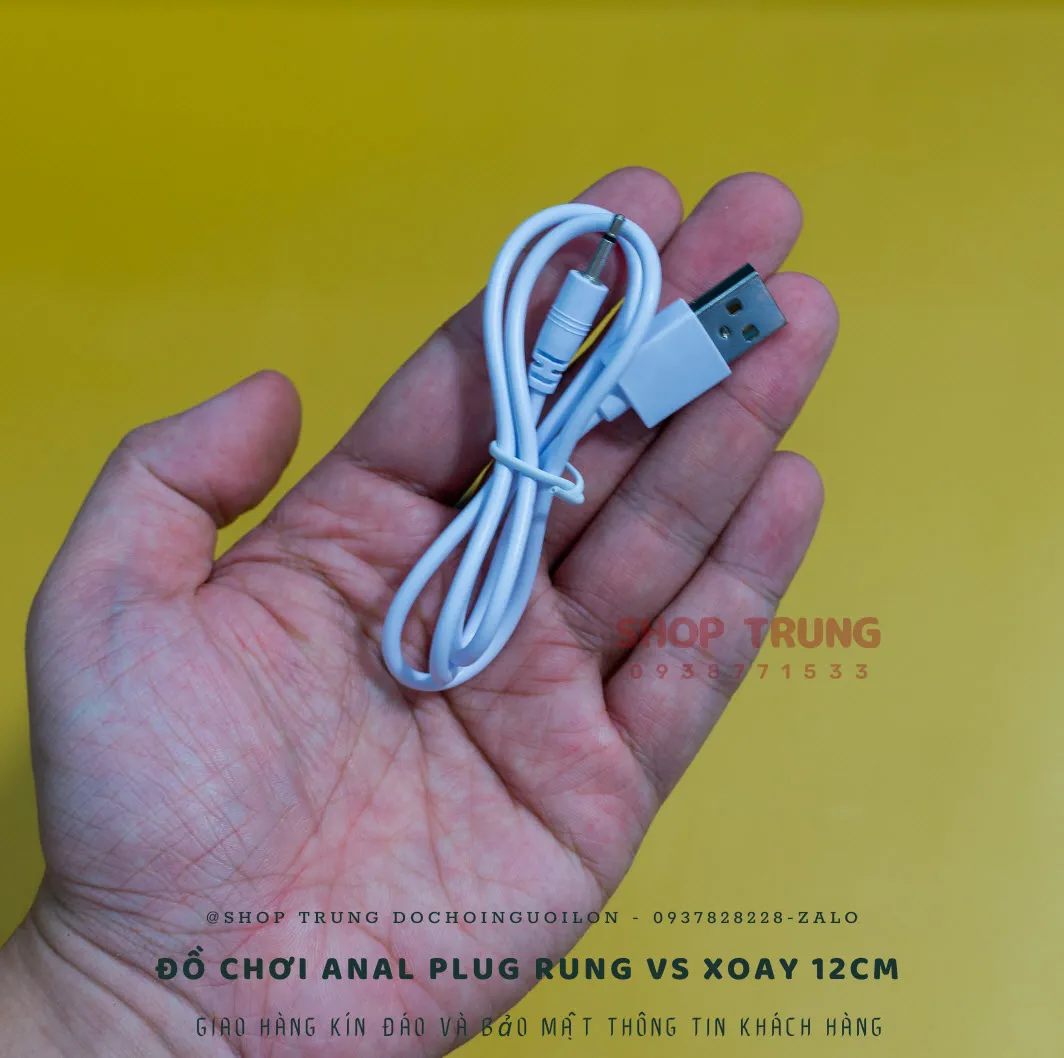 12cm Remote Control Silicone Rotating and Vibrating Anal Plug — photo 3