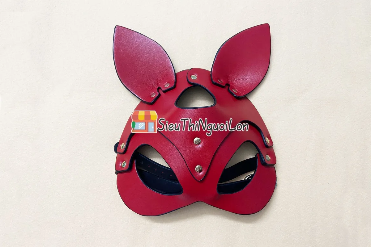 Foxy Fetish BDSM Fox Mask Leather Steel — photo 4