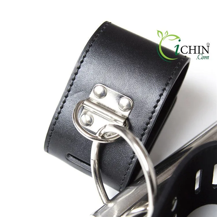 BDSM Handcuffs Collar Restraint Set With Lock Fixation — photo 4