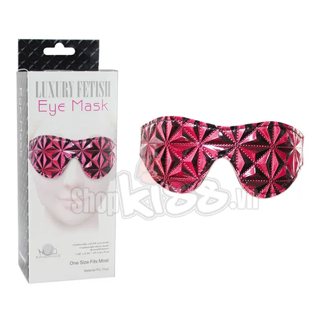 Luxury Fetish Premium Leather BDSM Blindfold Sensory Play — photo 5