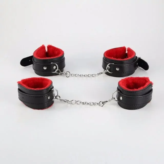Wanle BDSM 7-Piece Feather Fetish Restraint Kit Strong Thrill — photo 4