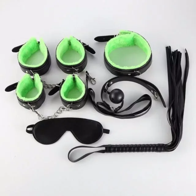 Wanle BDSM 7-Piece Feather Fetish Restraint Kit Strong Thrill — photo 6