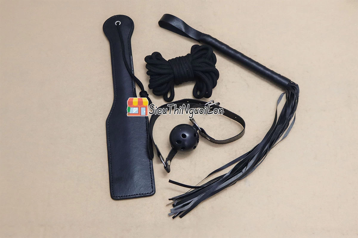 VIP Premium Black Leather BDSM Toys for Intense Play — photo 4