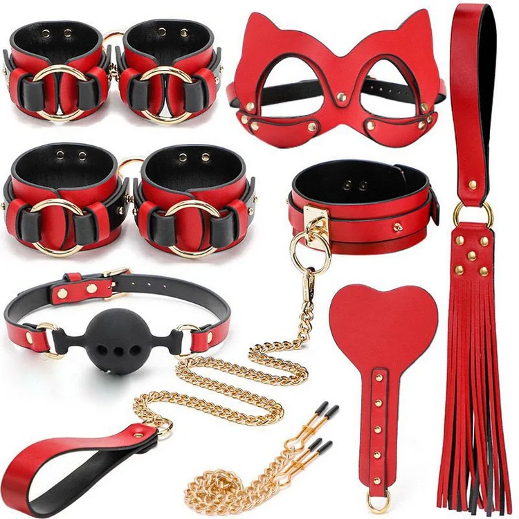50 Shades BDSM 10-Piece Premium Leather Fetish Set — photo 3