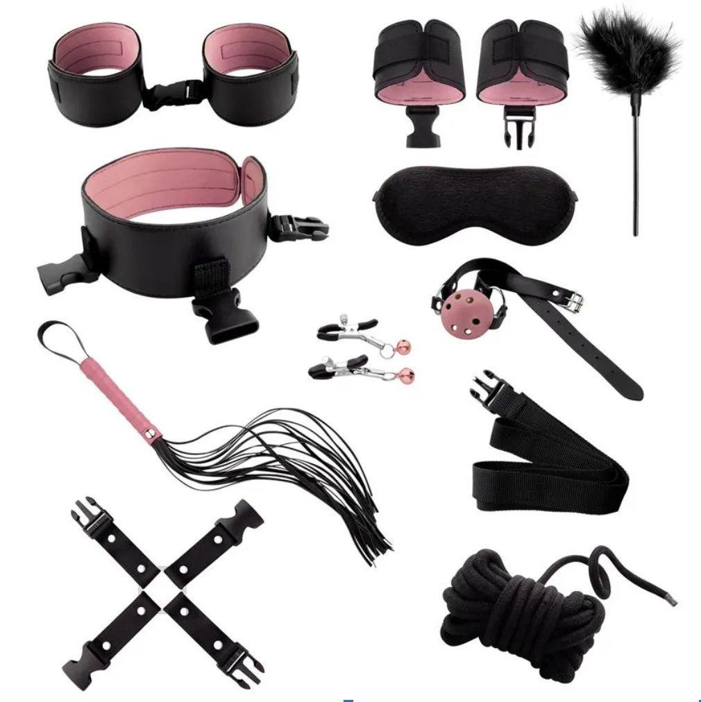 50 Shades BDSM 10-Piece Premium Leather Fetish Set — photo 4