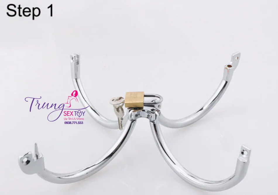 Stainless Steel BDSM X-Handcuff Restraint Set Durable And Stylish — photo 6