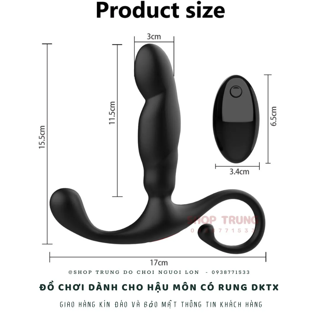 Remote Control Anal Hook Finger Vibrator Medical Silicone Safe — photo 2