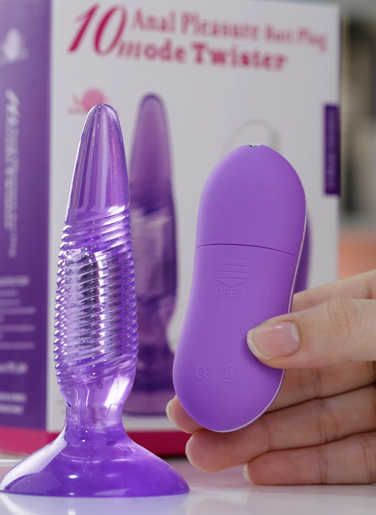 Aphrodisia Twister 10-Speed Soft Silicone Anal Vibrator — photo 2