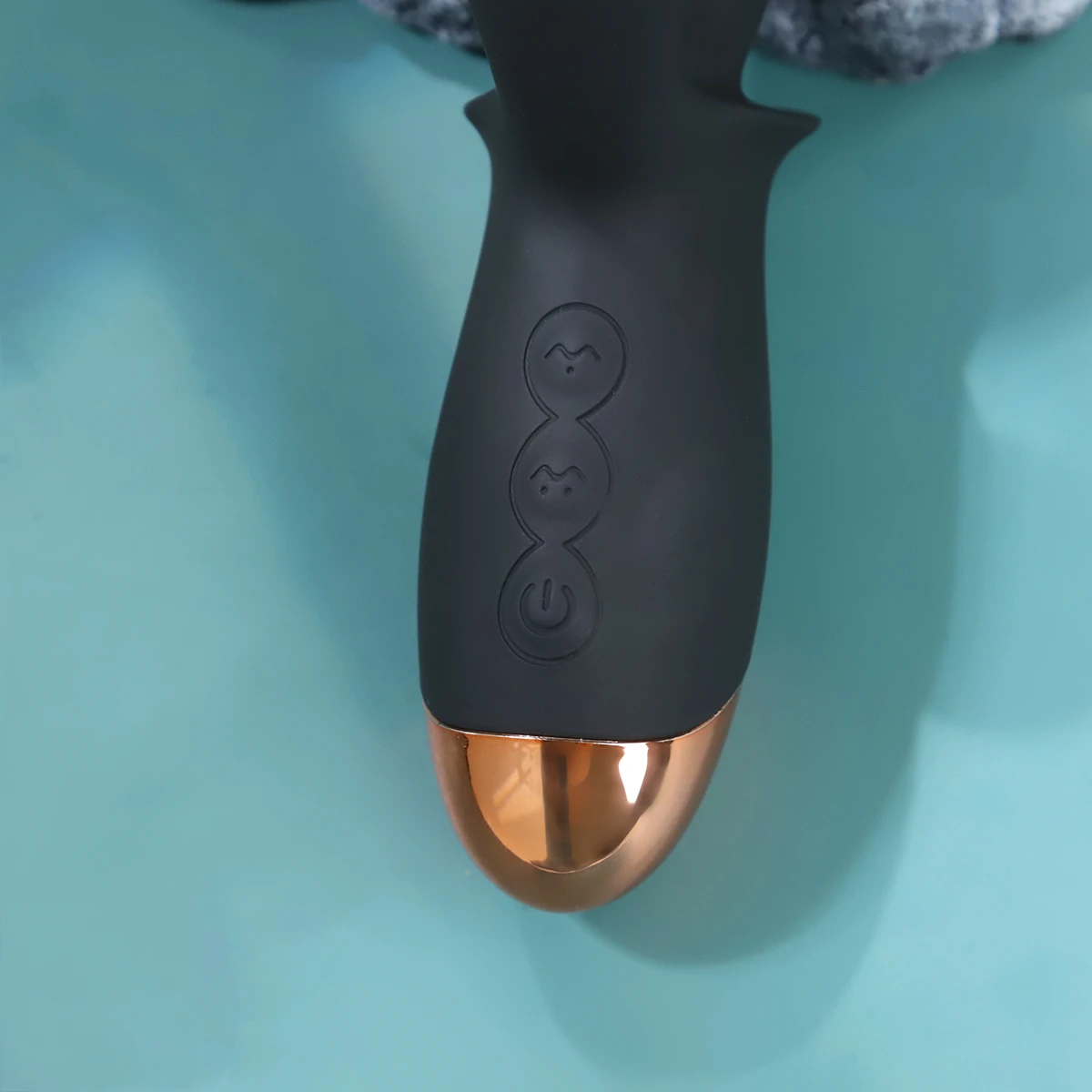 Black Pull Beads Dual Branch Silicone 10 Mode Anal Stimulator — photo 4