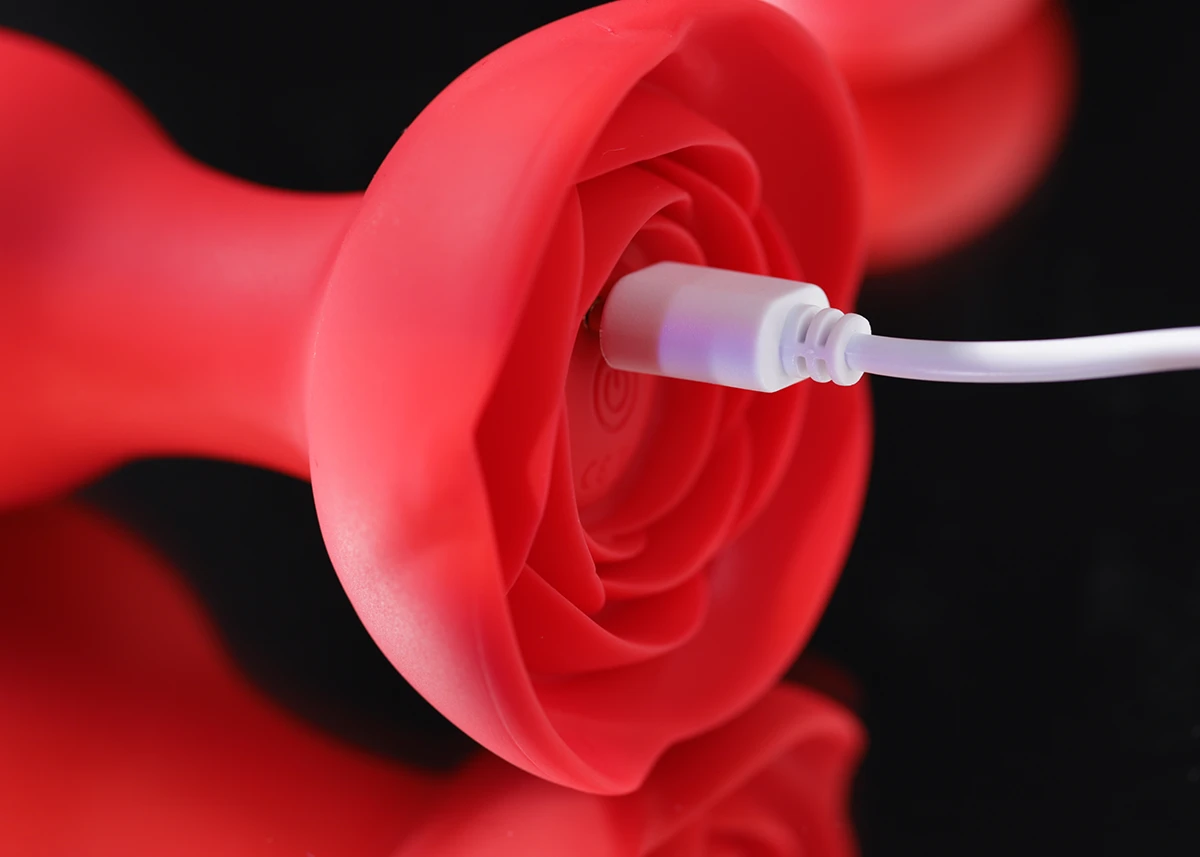 Rose Remote Anal Plug 10 Vibration Modes Silicone Soft — photo 5