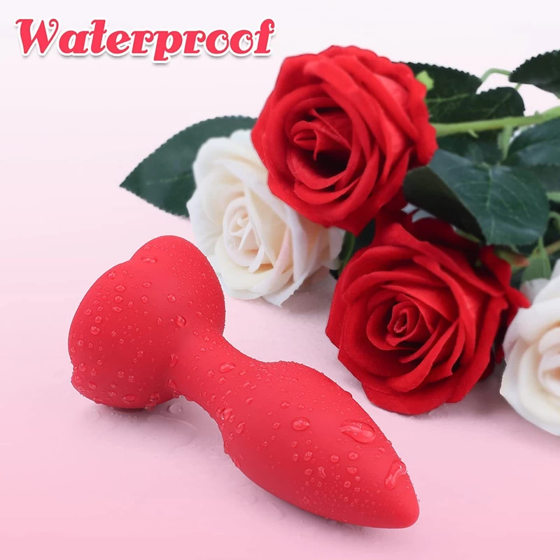 Rose Remote Anal Plug 10 Vibration Modes Silicone Soft — photo 7
