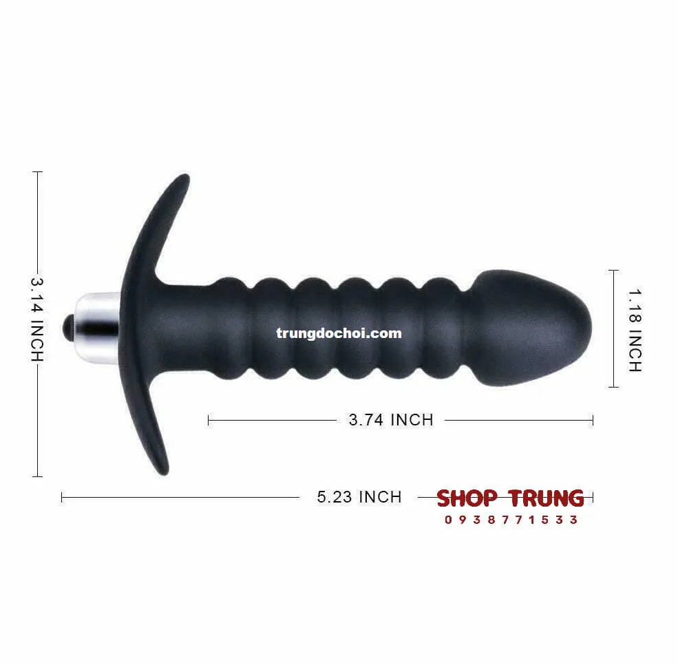 10cm Hands-Free Soft Silicone Anal Stimulator Vibrator — photo 7