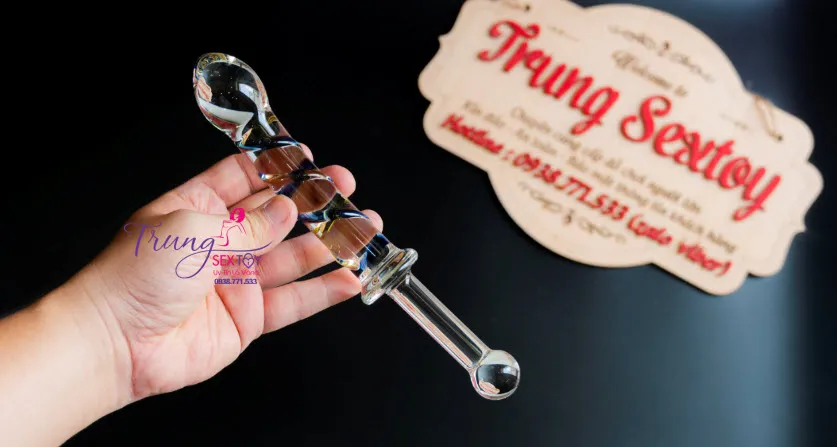Glass Double Ended Adult Toy Borosilicate Stimulate Pleasure — photo 7