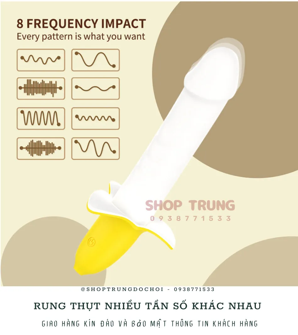 USB Rechargeable Multi-mode Banana Shaped Vibrator Full Silicone — photo 6