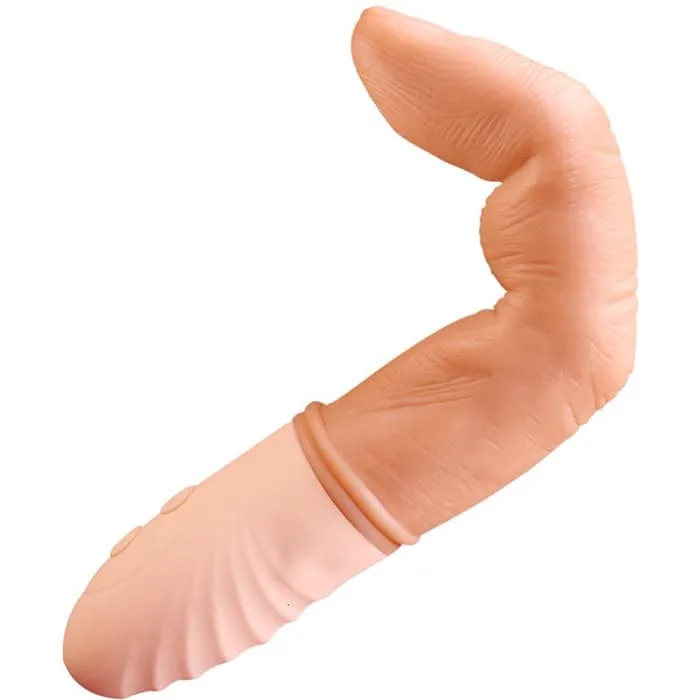 Edsel Heated Multi-Function Finger Vibrator Silicone Toy — photo 2