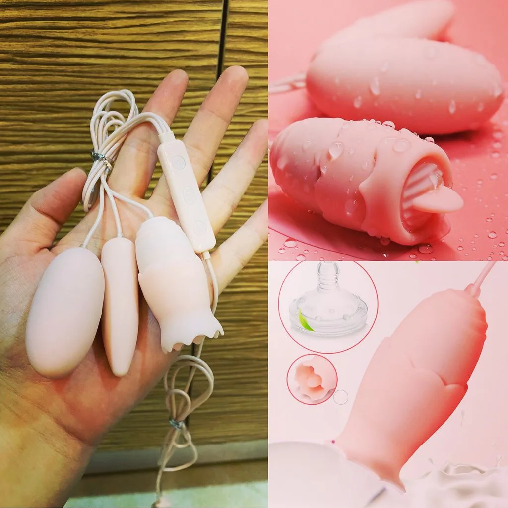 Akira 3-Head Vibrator G-Spot Tongue Stimulator Couples Toy — photo 4