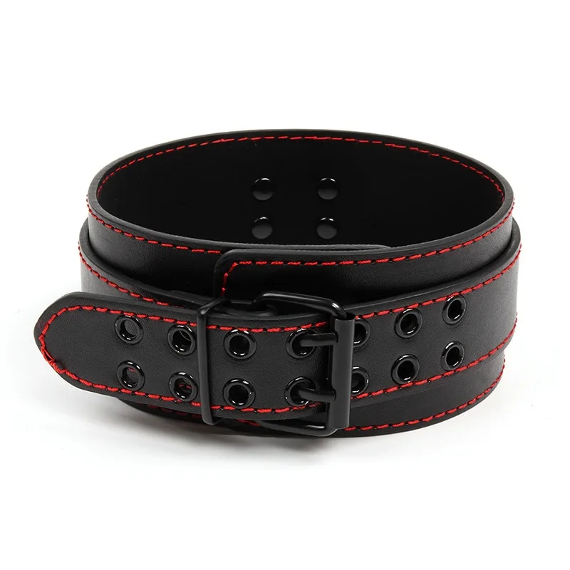 Leather Collar Bondage SM Sex Toy for Couples — photo 4
