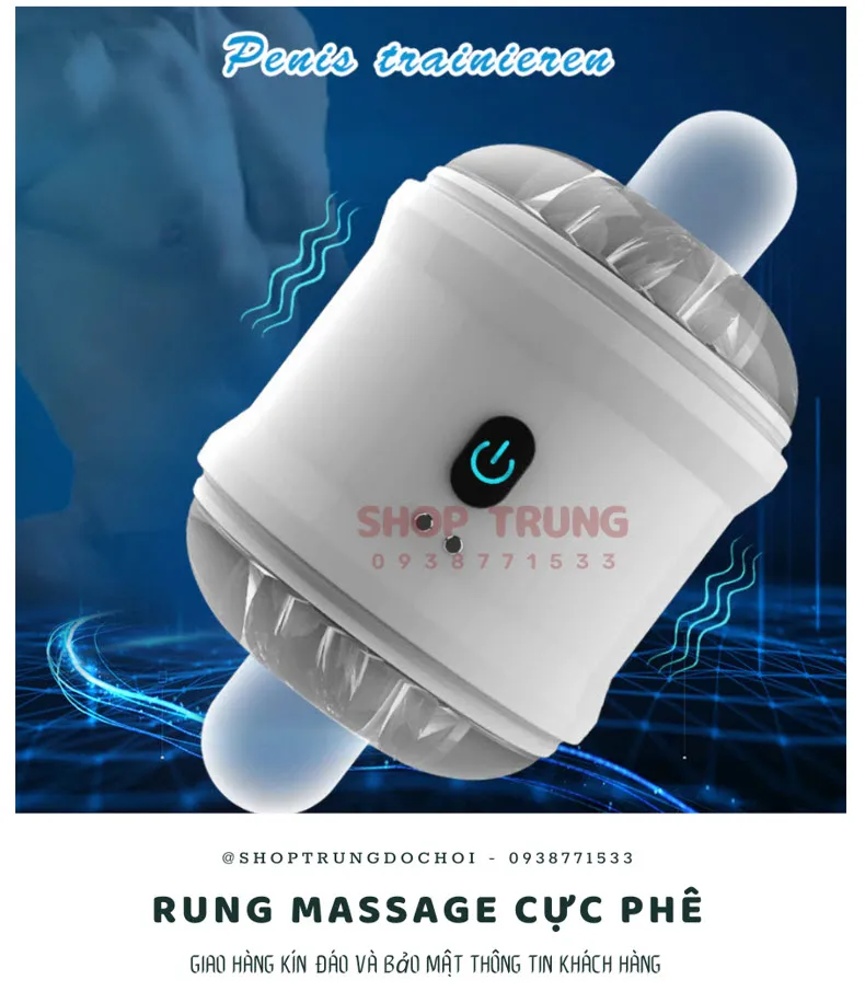 SXTOP Mini Male Vibrating Masturbation Cup TPE+ABS — photo 7