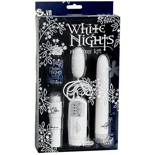 Doc Johnson White Nights Premium Massage Kit For Couples