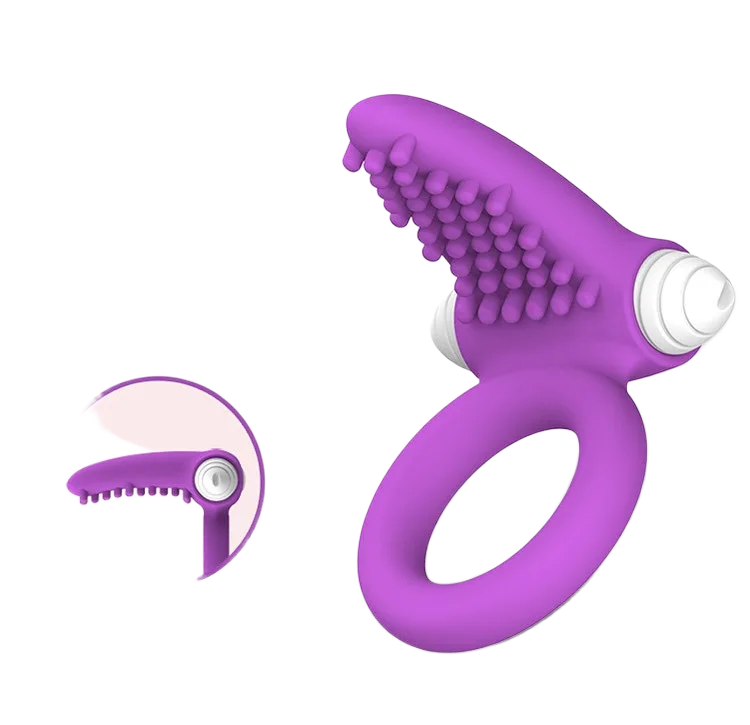 Dolphin Clever Tongue Ring Delay Male Vibrator