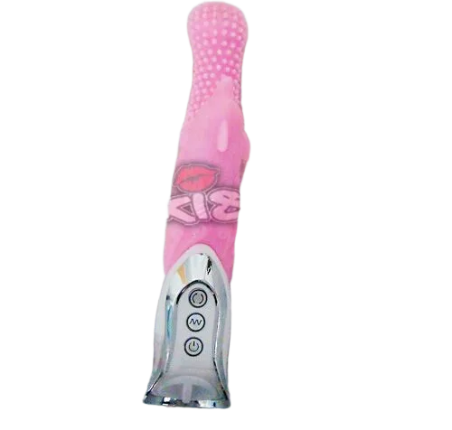 Dolphin Textured Super Vibrating Silicone G-Spot Dildo Massager