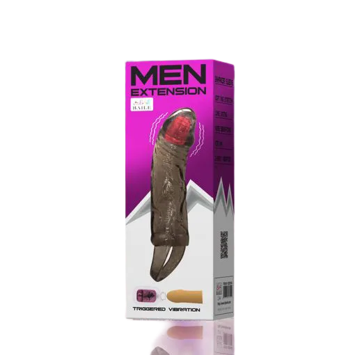 Donzen BaiLe Men Extension Soft Silicone Rigid Ring Vibrating