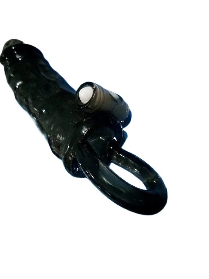 Donzen Dual-Head Vibrating Strap-On Condom