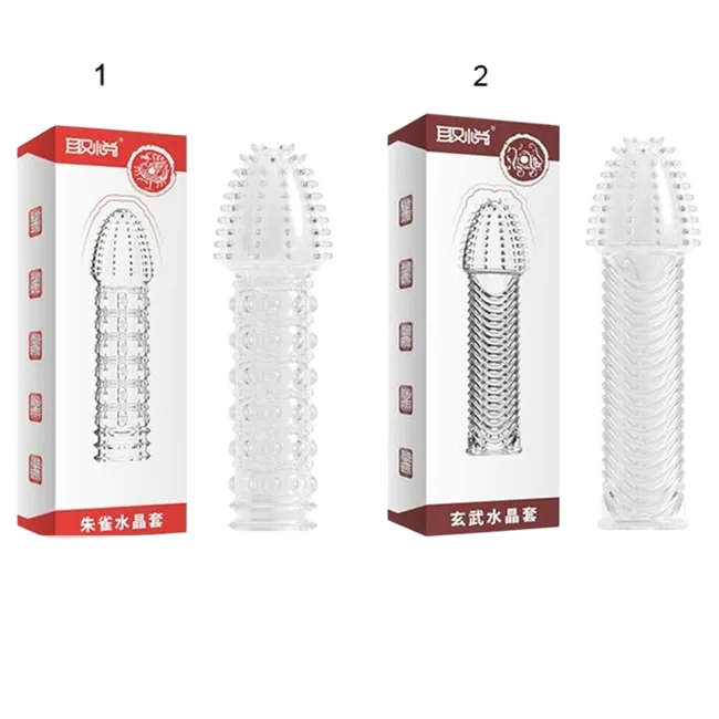 Donzen Super Ribbed Condom Medical Grade Silicone