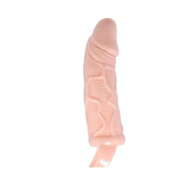 Donzen Textured Ring Condom with Adjustable Strap Safe