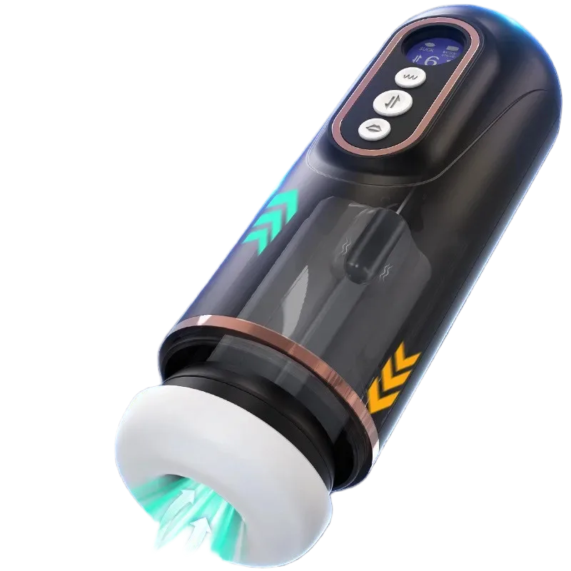 Doris Auto Suction Vibrating Heated Silicone Masturbator