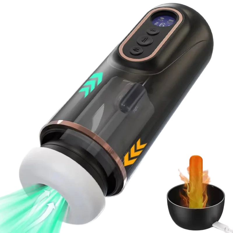 Doris automatic thrusting vibrating heated suction male masturbator