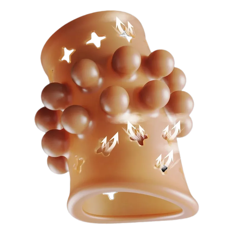 DouBao Middle Ribbed Condom for Extra Stimulation