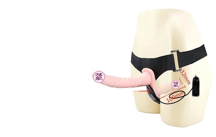 Double-Ended Baide Strap-On Dildo Sextoy for Couples Fun