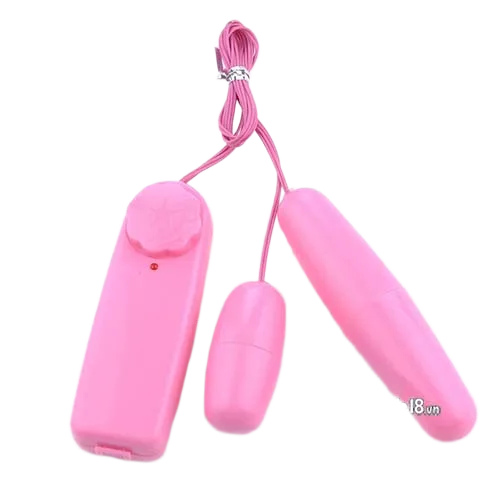 Double-Ended Pink Rabbit Vibrating Egg Affordable Pleasure