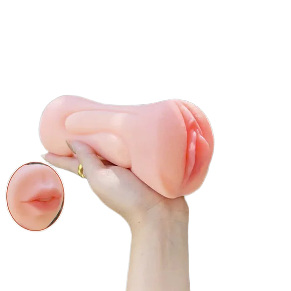 Double-Ended Realistic Silicone Male Masturbator Toy