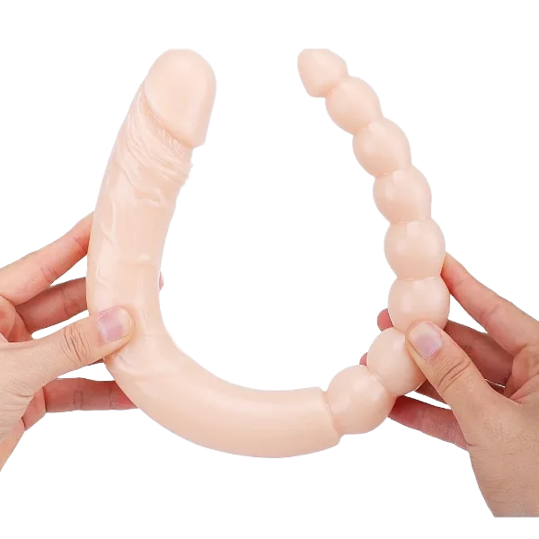 Double-ended vibrating dildo for ultimate pleasure