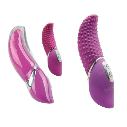 Double Function Tongue Vibrating Masturbator Reliable